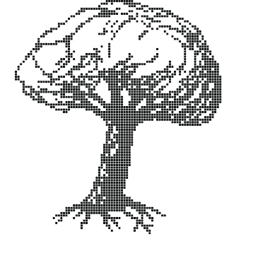 Pixel Tree - Wall Decals - Stickaz