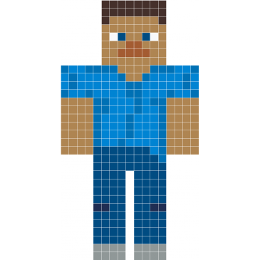 Bonhomme Minecraft Wall Decals Stickaz