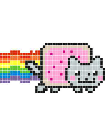  Nyan  Cat  Stickers Muraux Stickaz